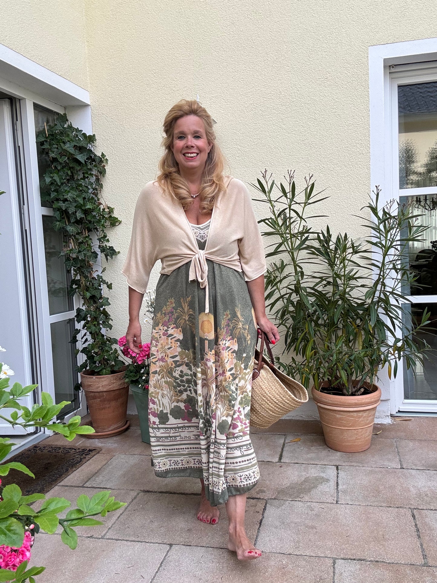 Bolero aus weichem Strick
