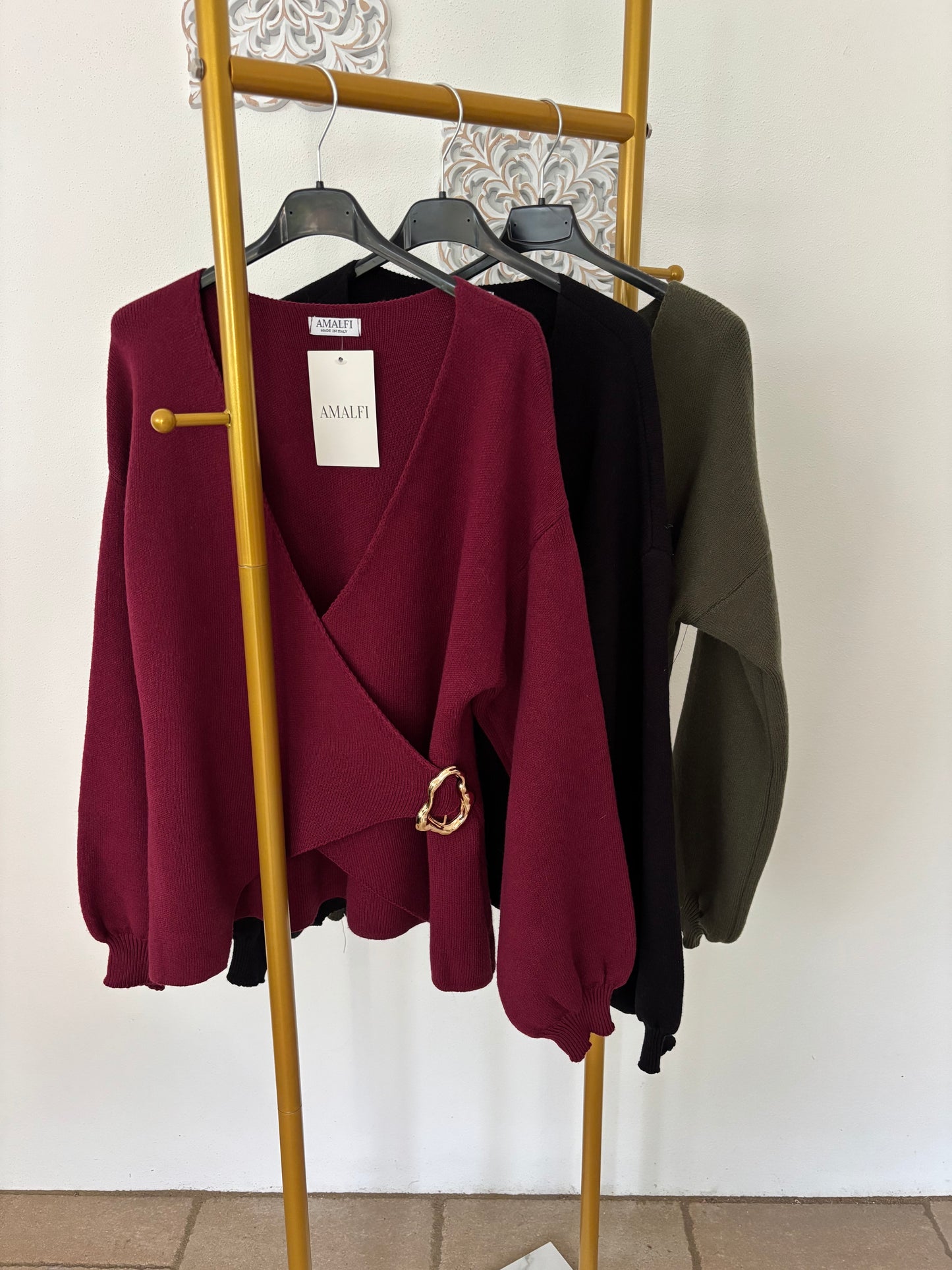 Statementjacke im Wickelstil