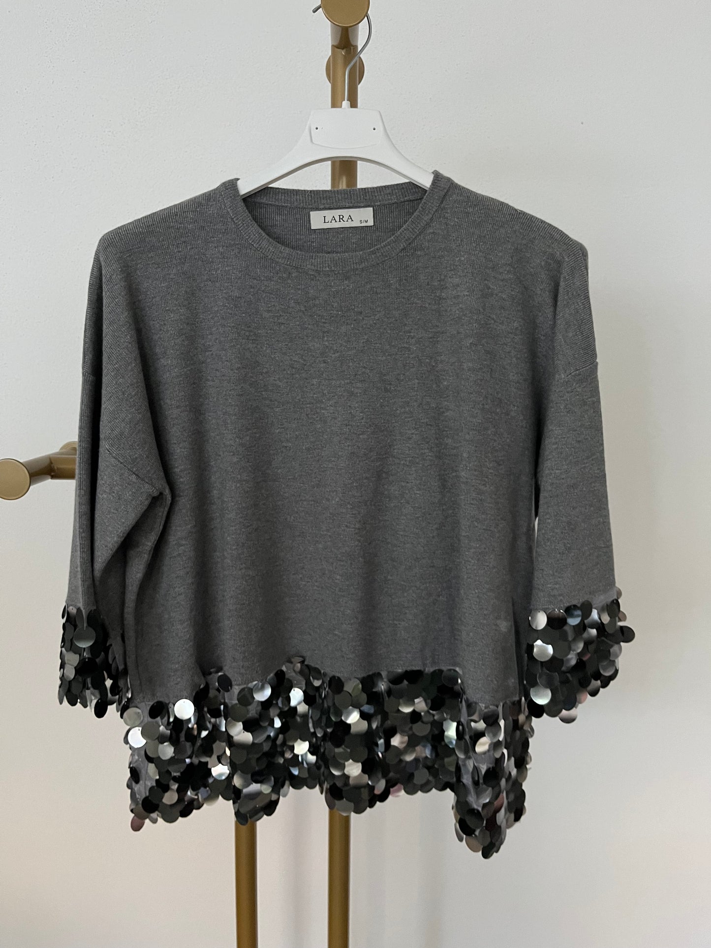 Pullover mit Pailletten