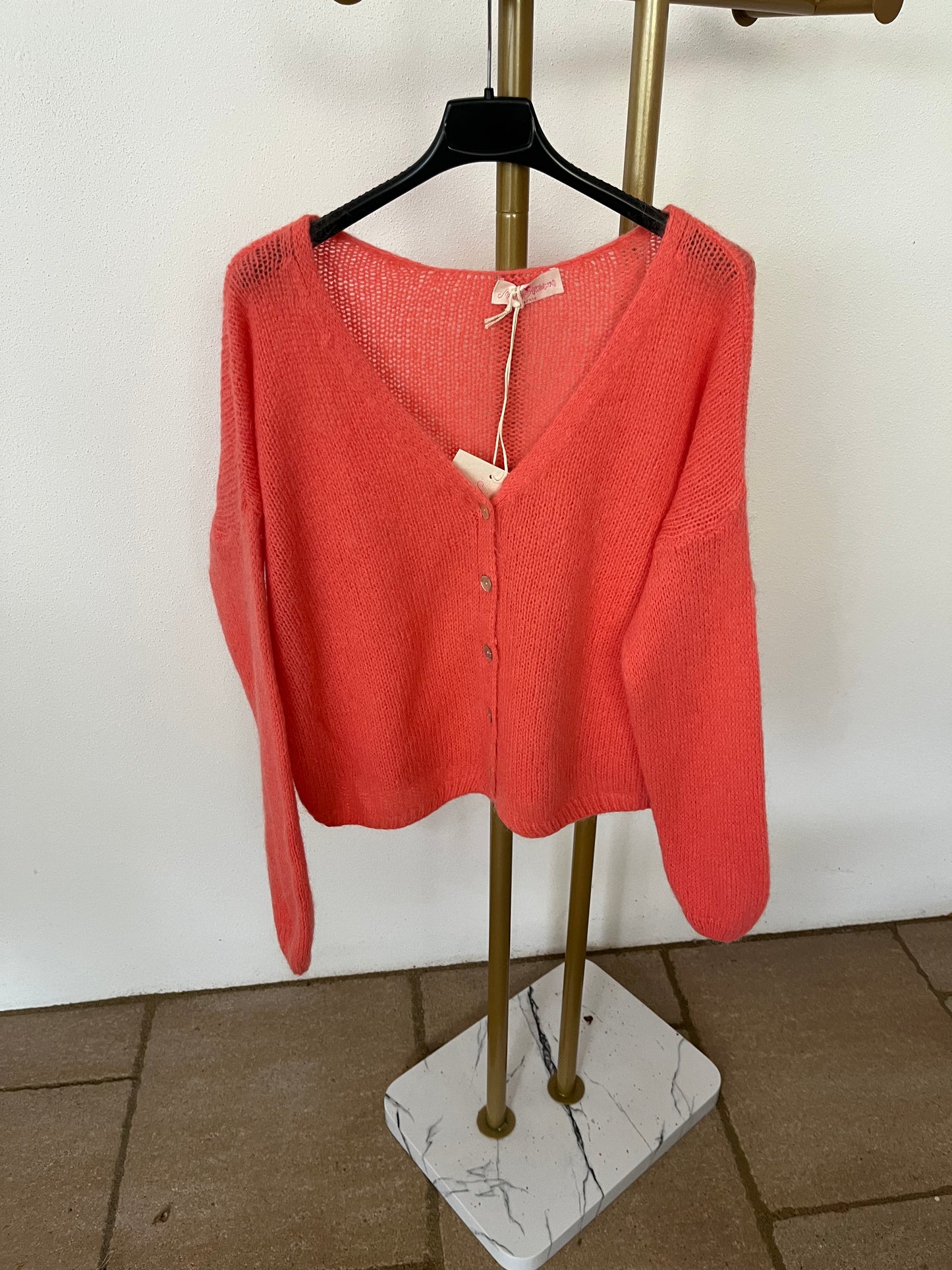 Mohairstrickjacke in verschiedenen Farben