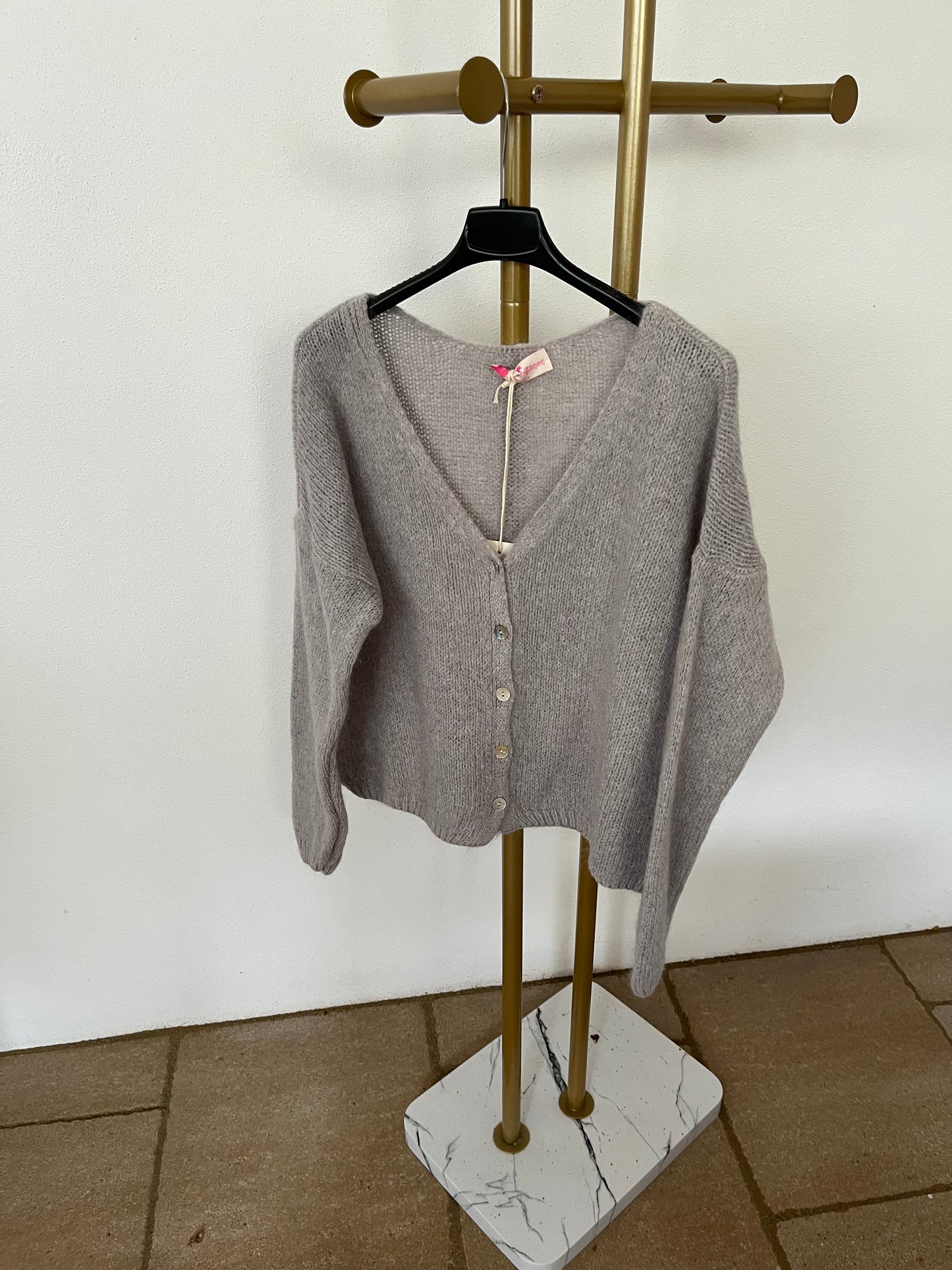 Mohairstrickjacke in verschiedenen Farben