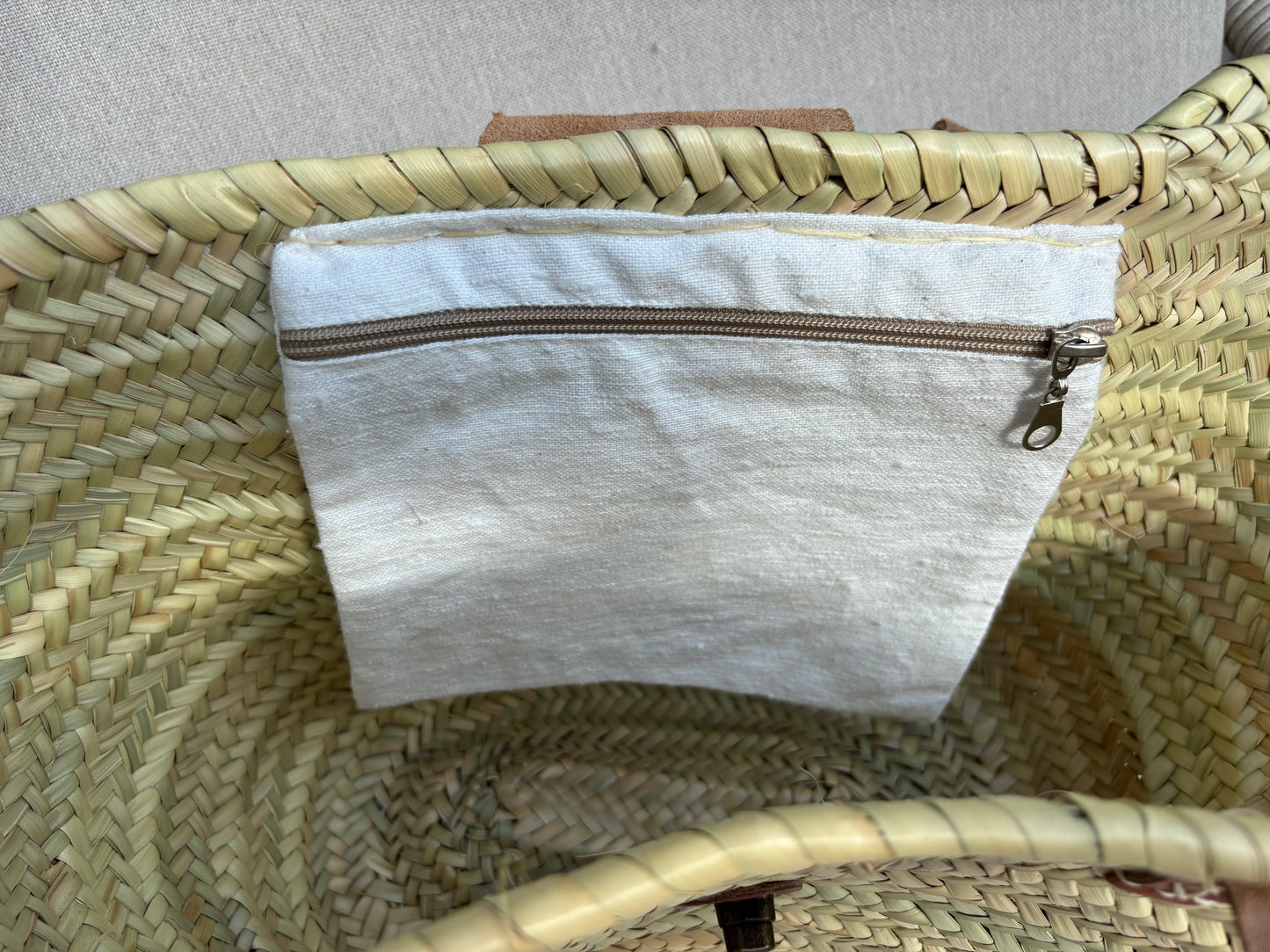 Korbtasche mit Verschluss