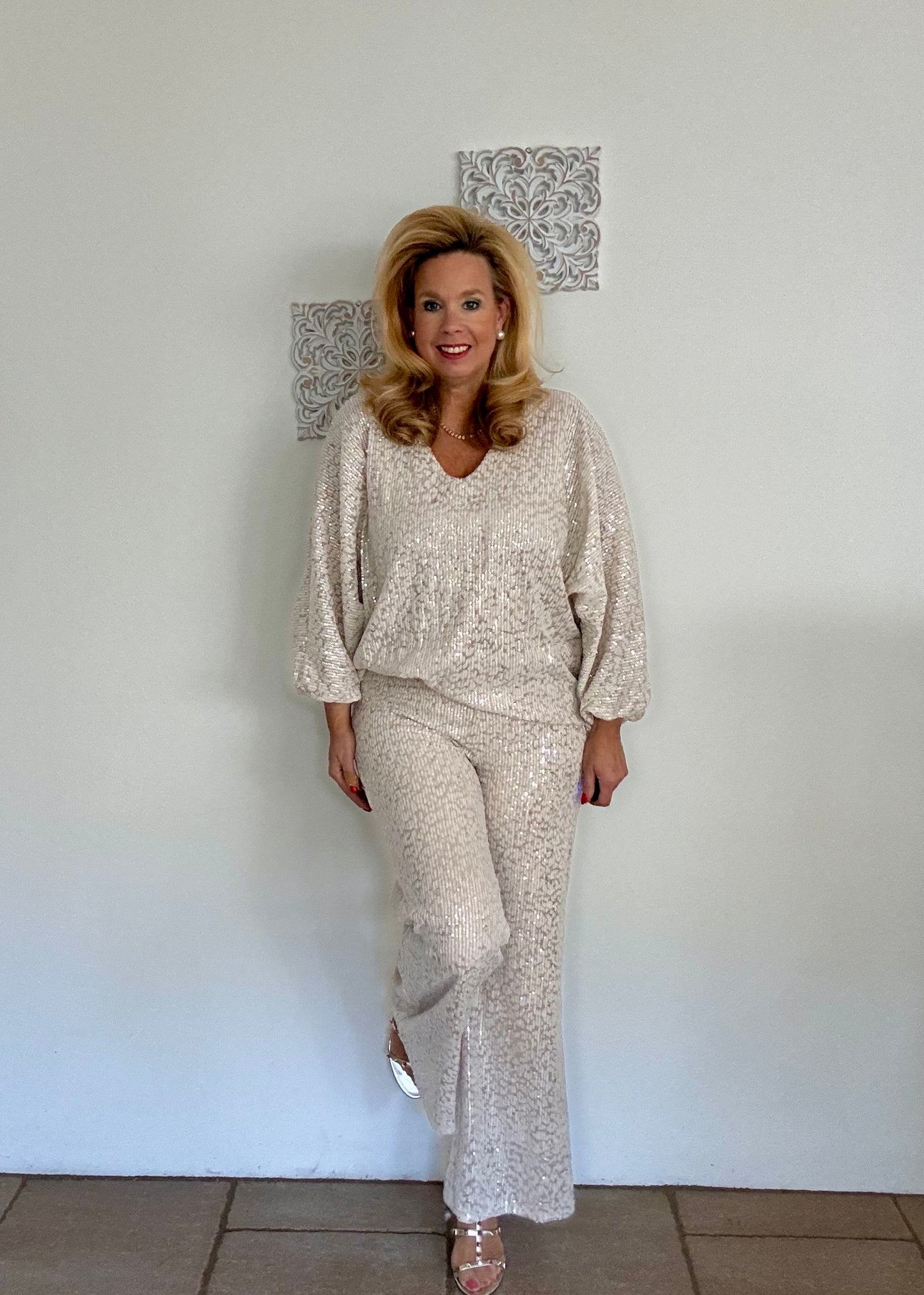 Samtpailletttenzweiteiler