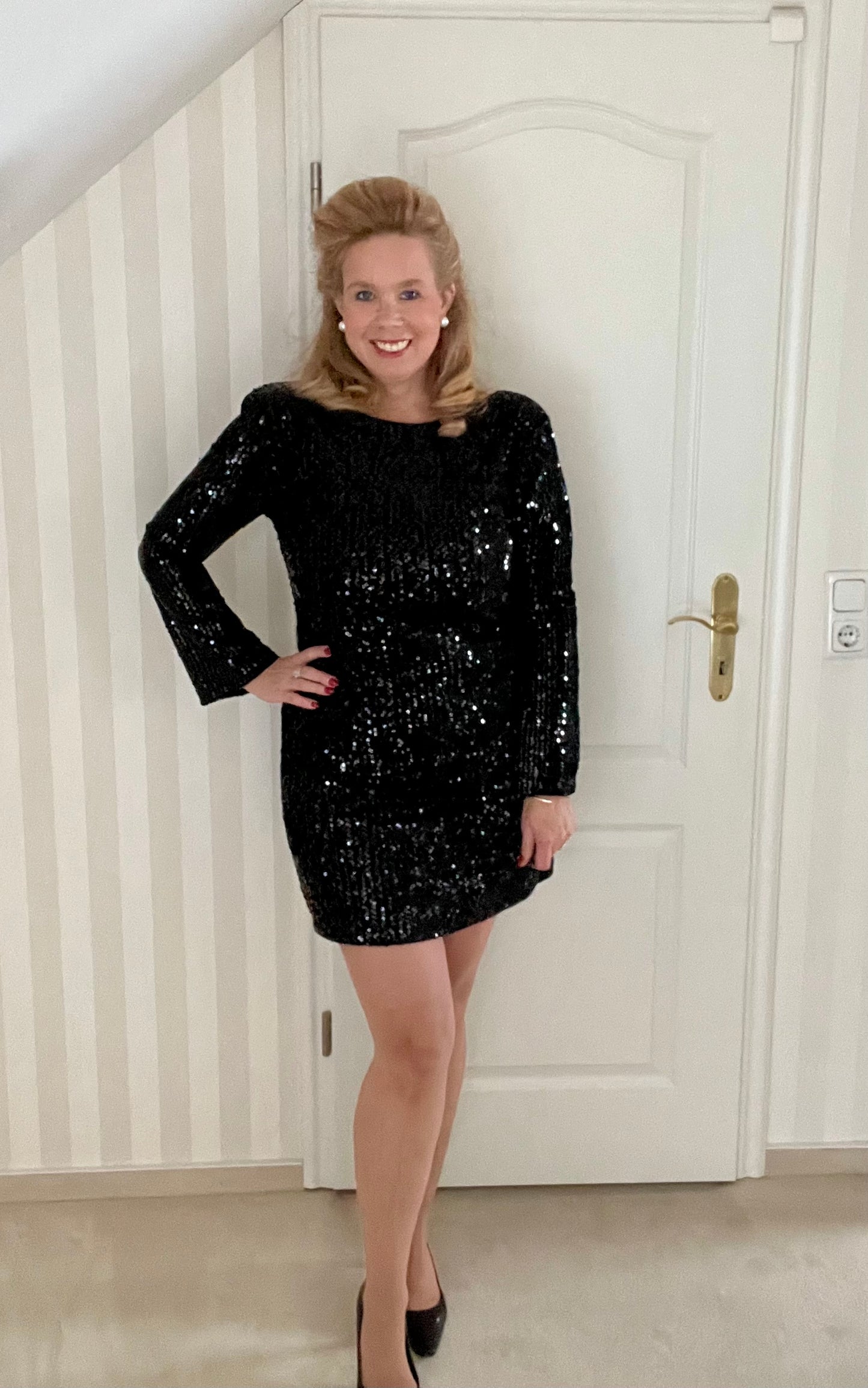 Paillettenkleid in verschiedenen Farben