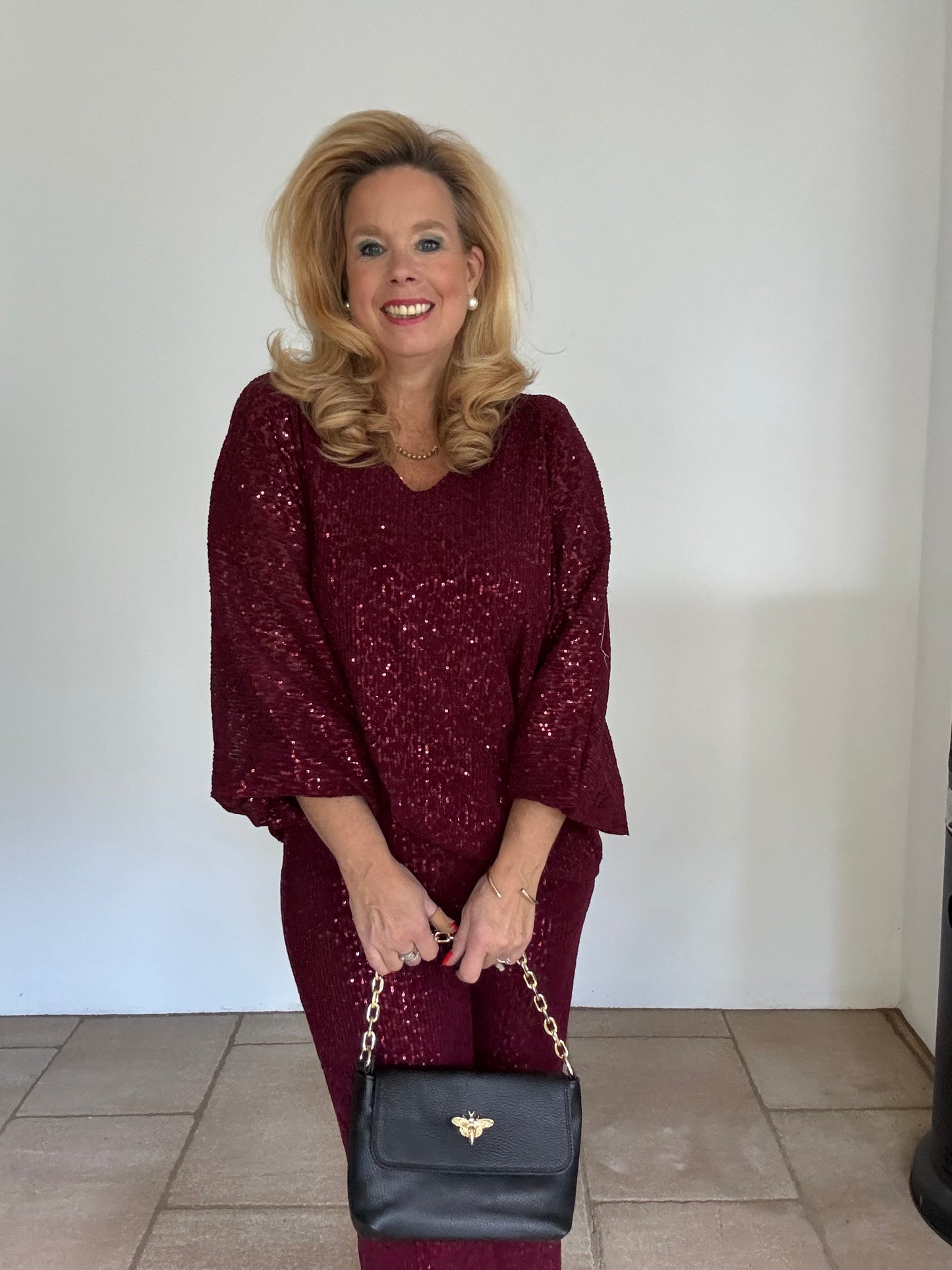 Samtpailletttenzweiteiler