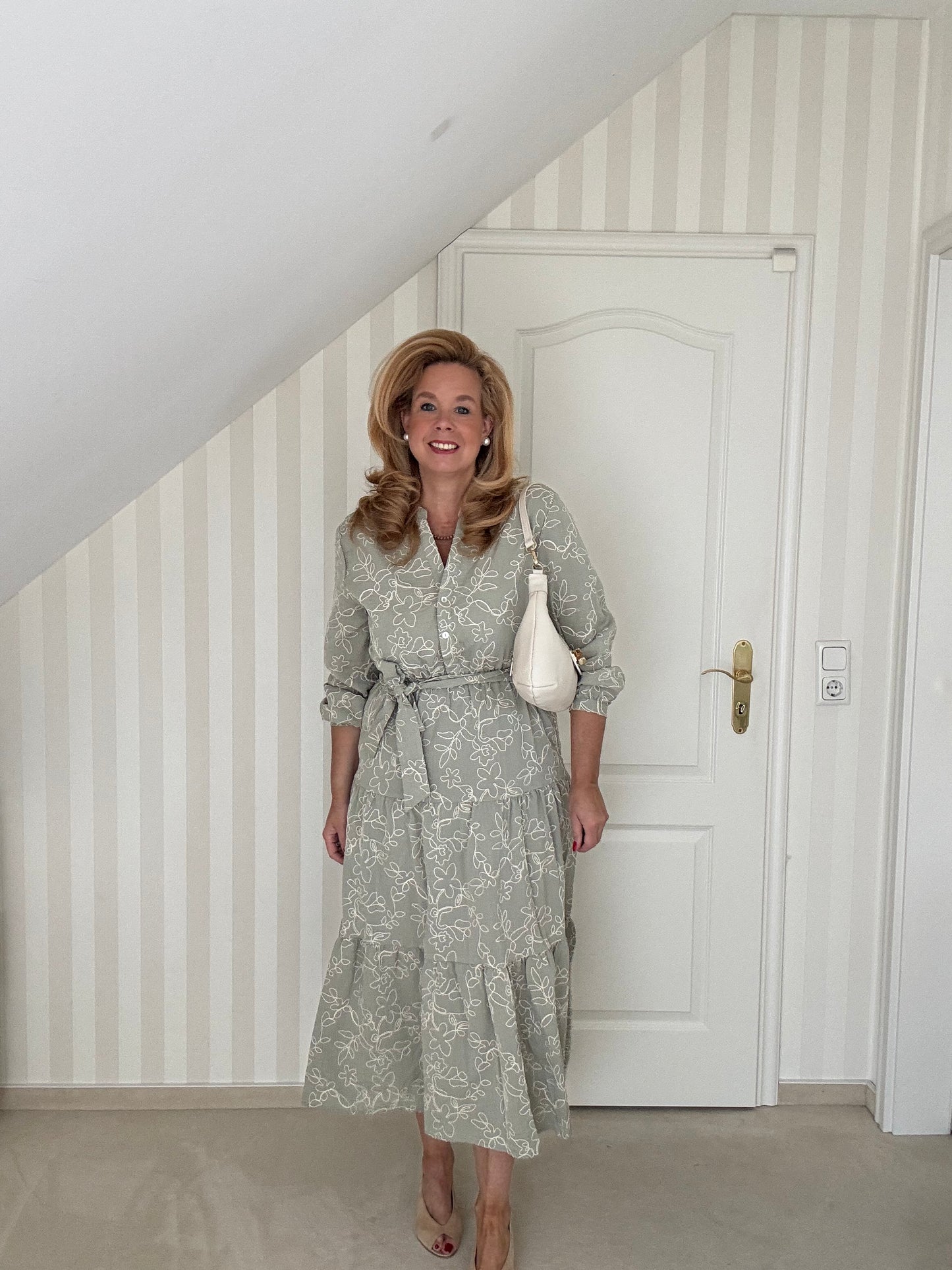 Frühlingskleid Julia schilffarben