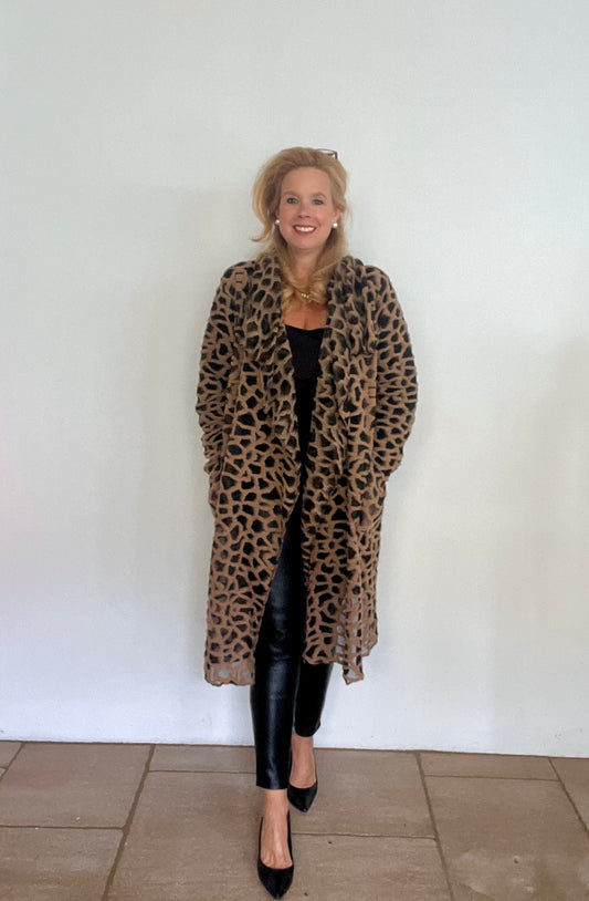 Mantel aus exklusivem Stoff