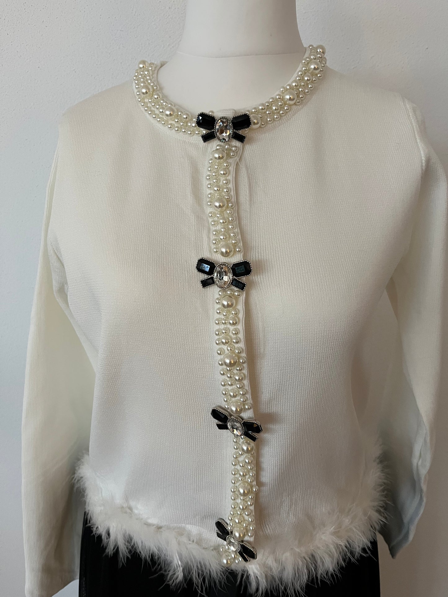 Luxuriöse Feinstrickjacke