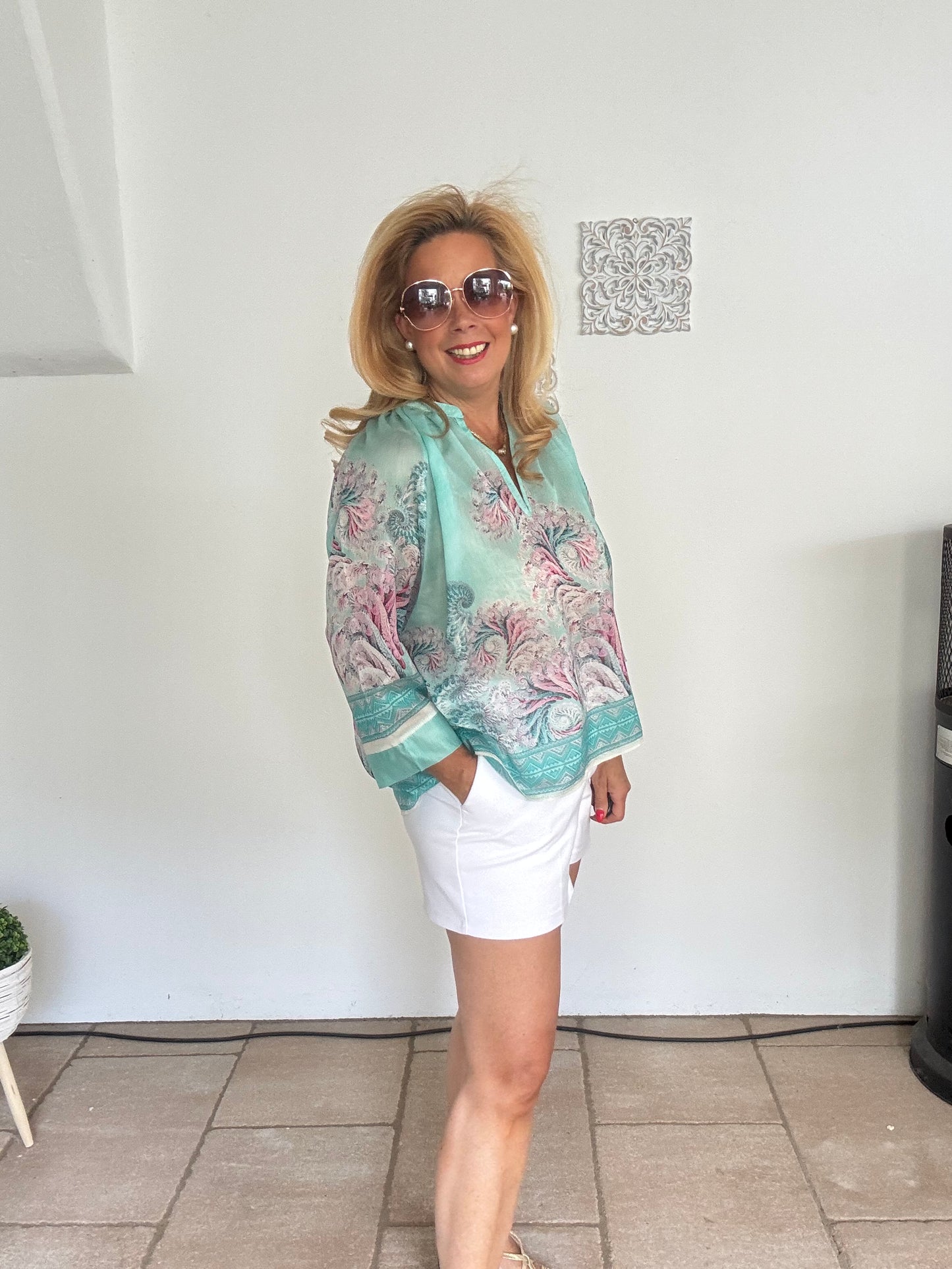 Bluse Meeresgrund