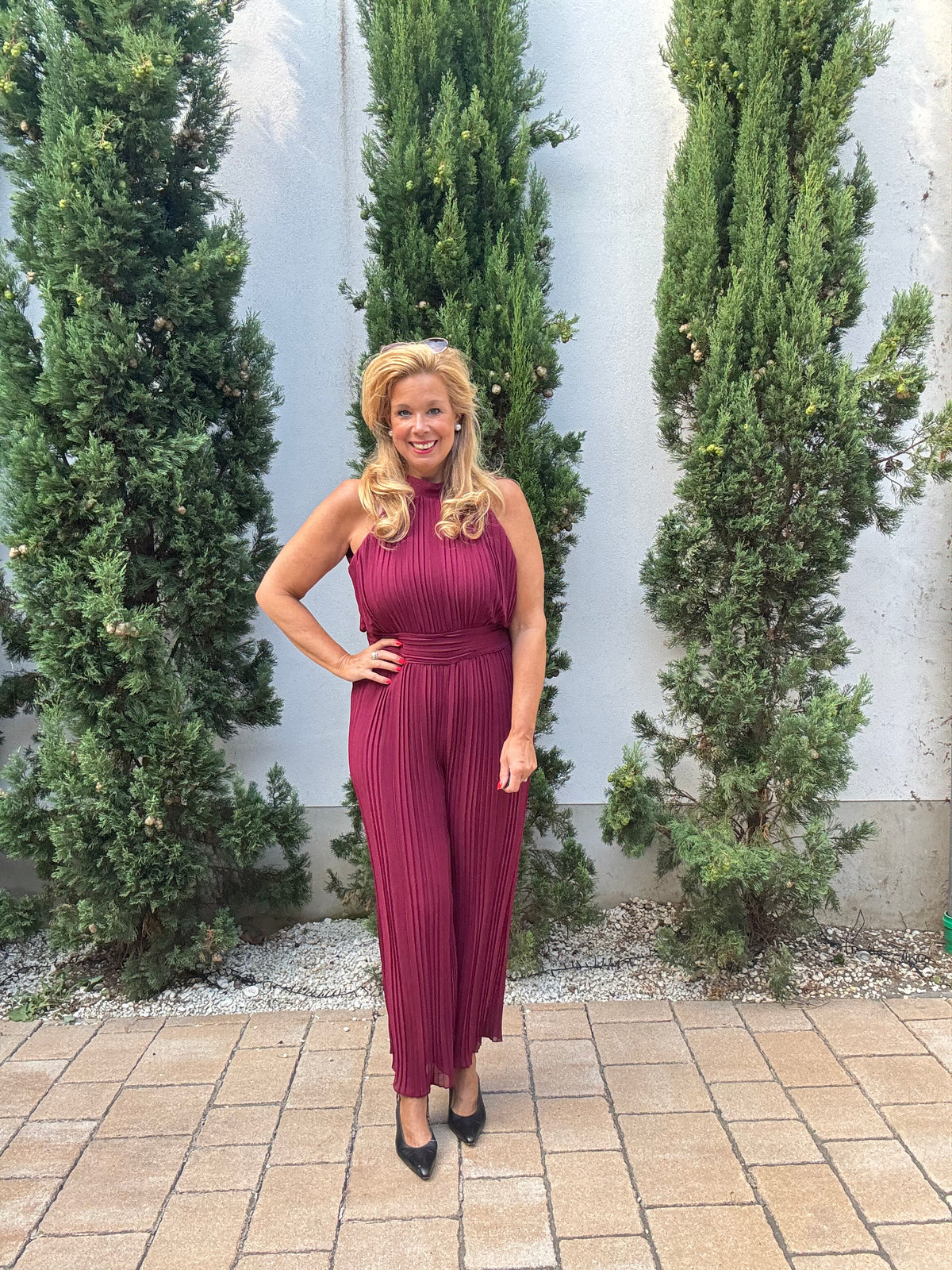 Jumpsuit im Neckholderstil