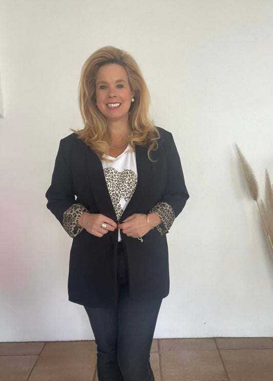 Blazer mit Leofutter