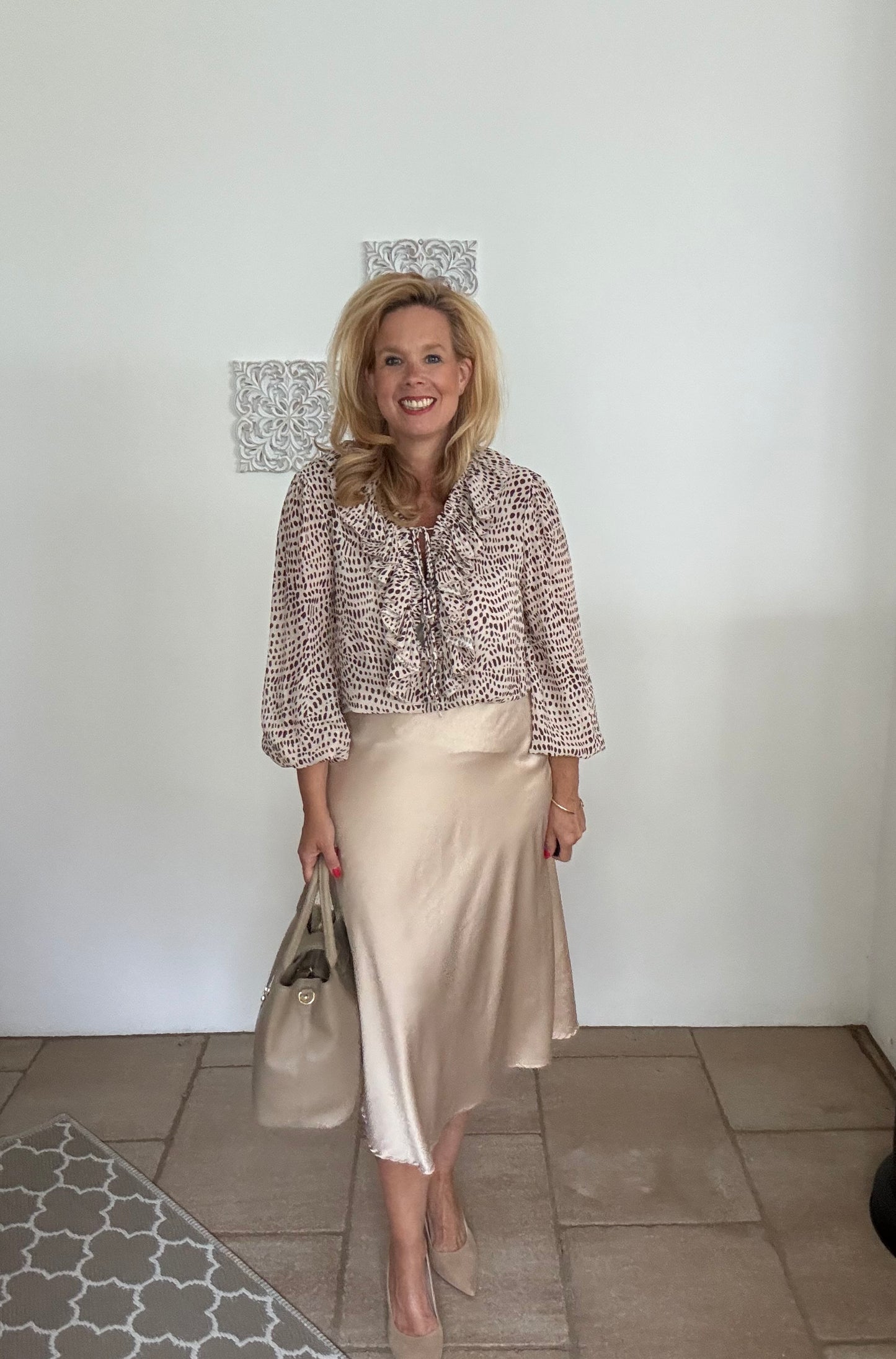 Bluse in zwei verschiedenen Farben