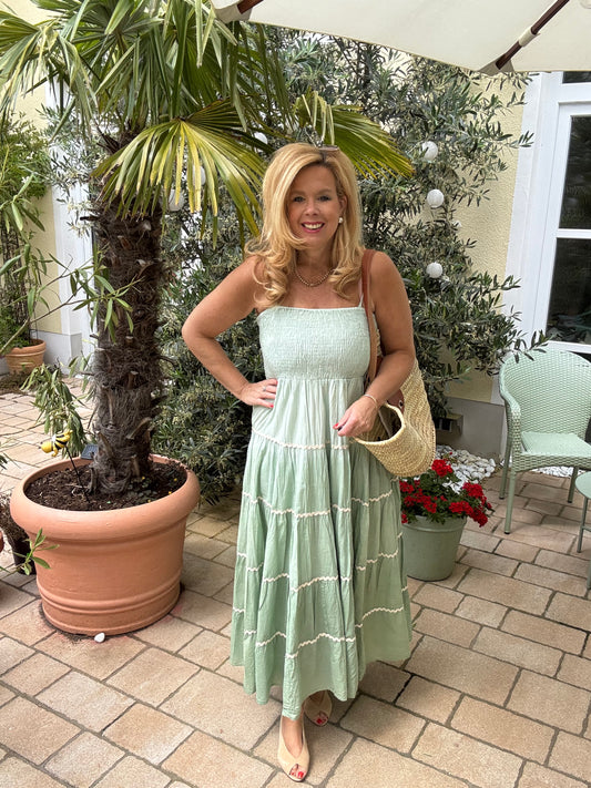 Trägerkleid mit Farbverlauf