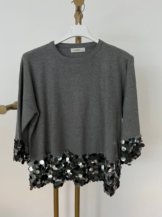 Pullover mit Pailletten