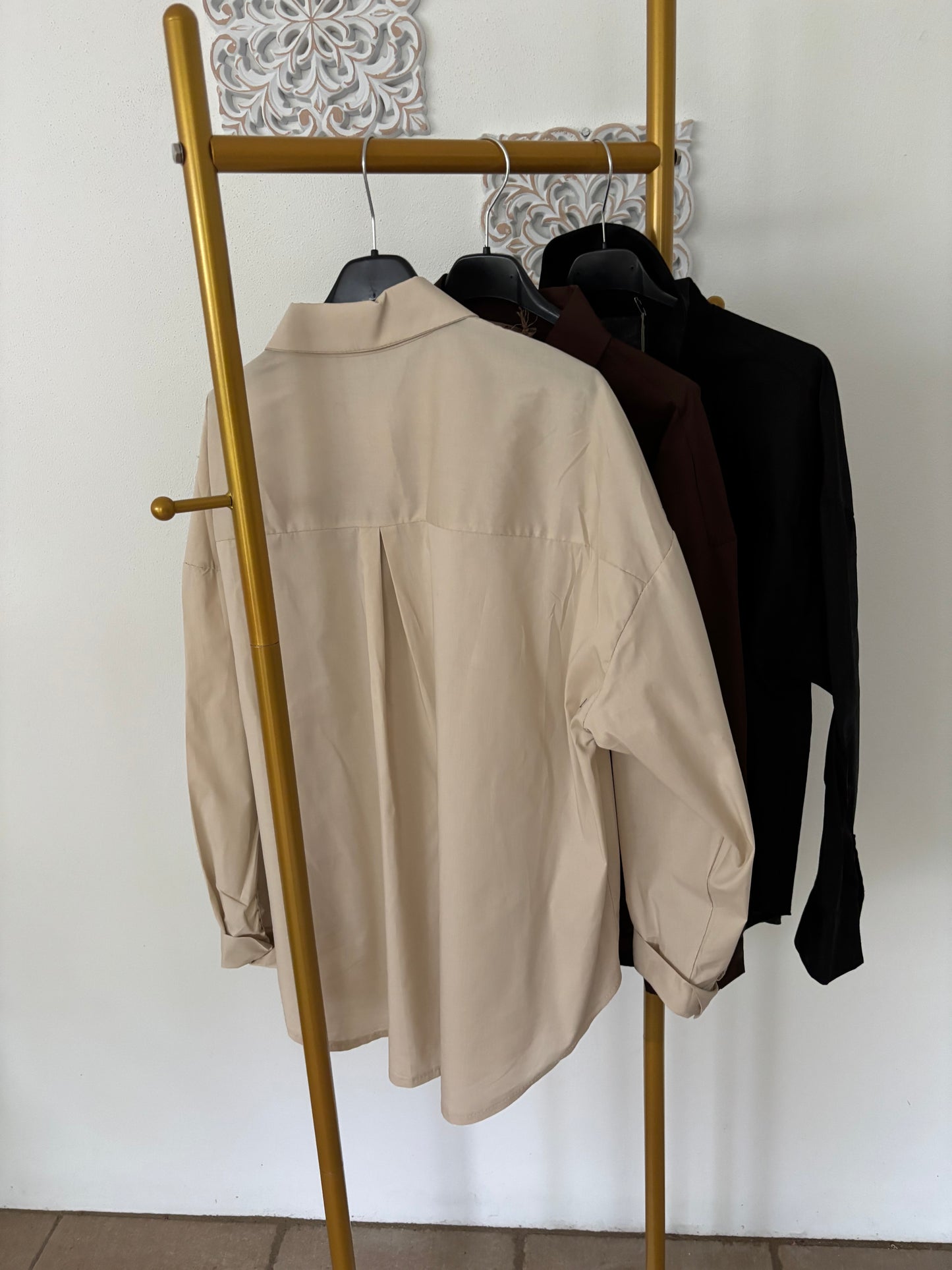 Klassische Hemdbluse