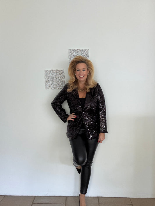 Paillettenblazer
