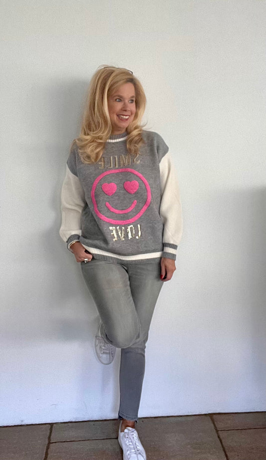 Pulli Smile in 2 verschiedenen Farben