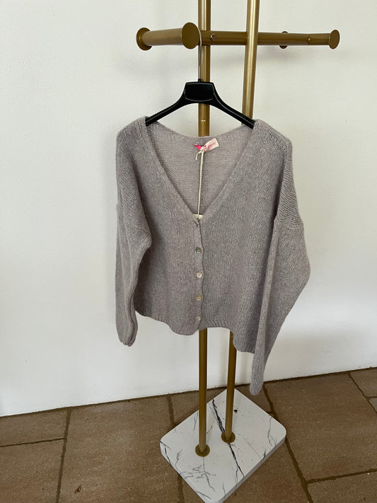 Mohairstrickjacke in verschiedenen Farben
