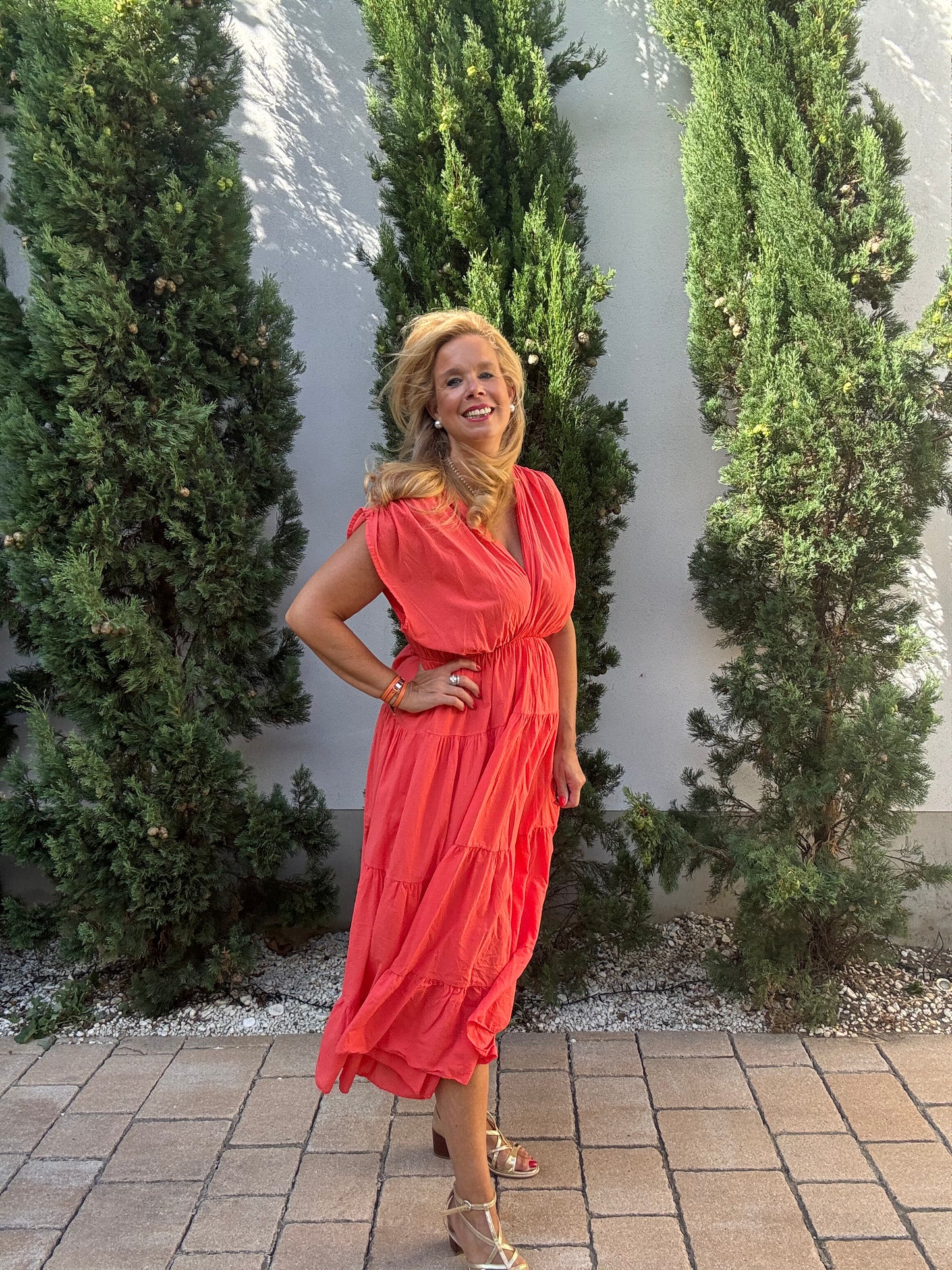 Sommerkleid mit Stufenrock