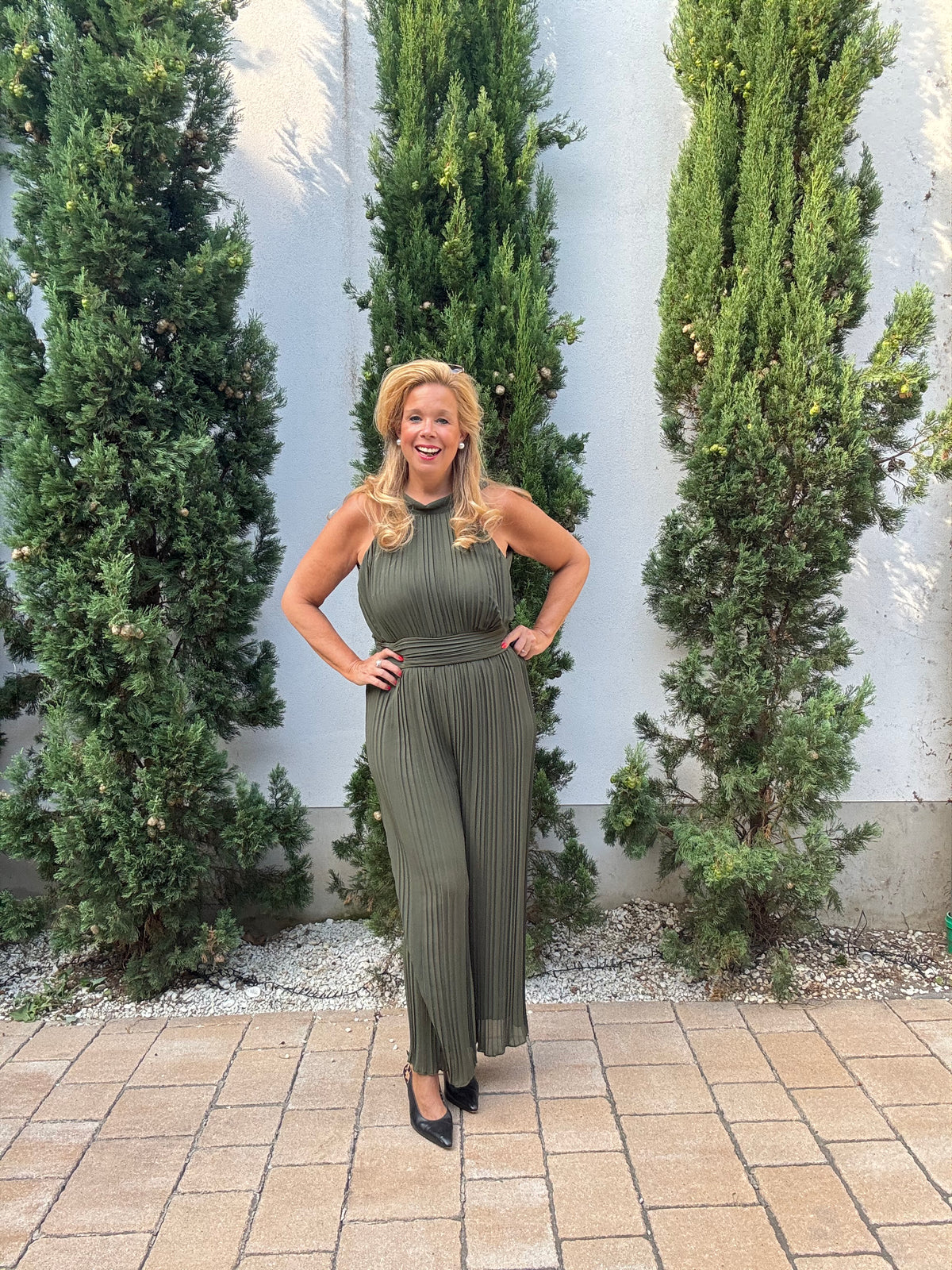 Jumpsuit im Neckholderstil