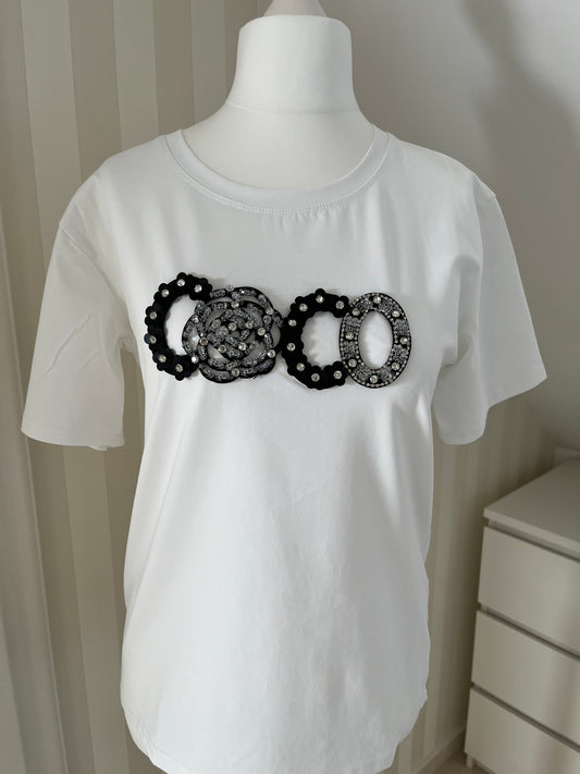 T-Shirt Cocolini mit Rose