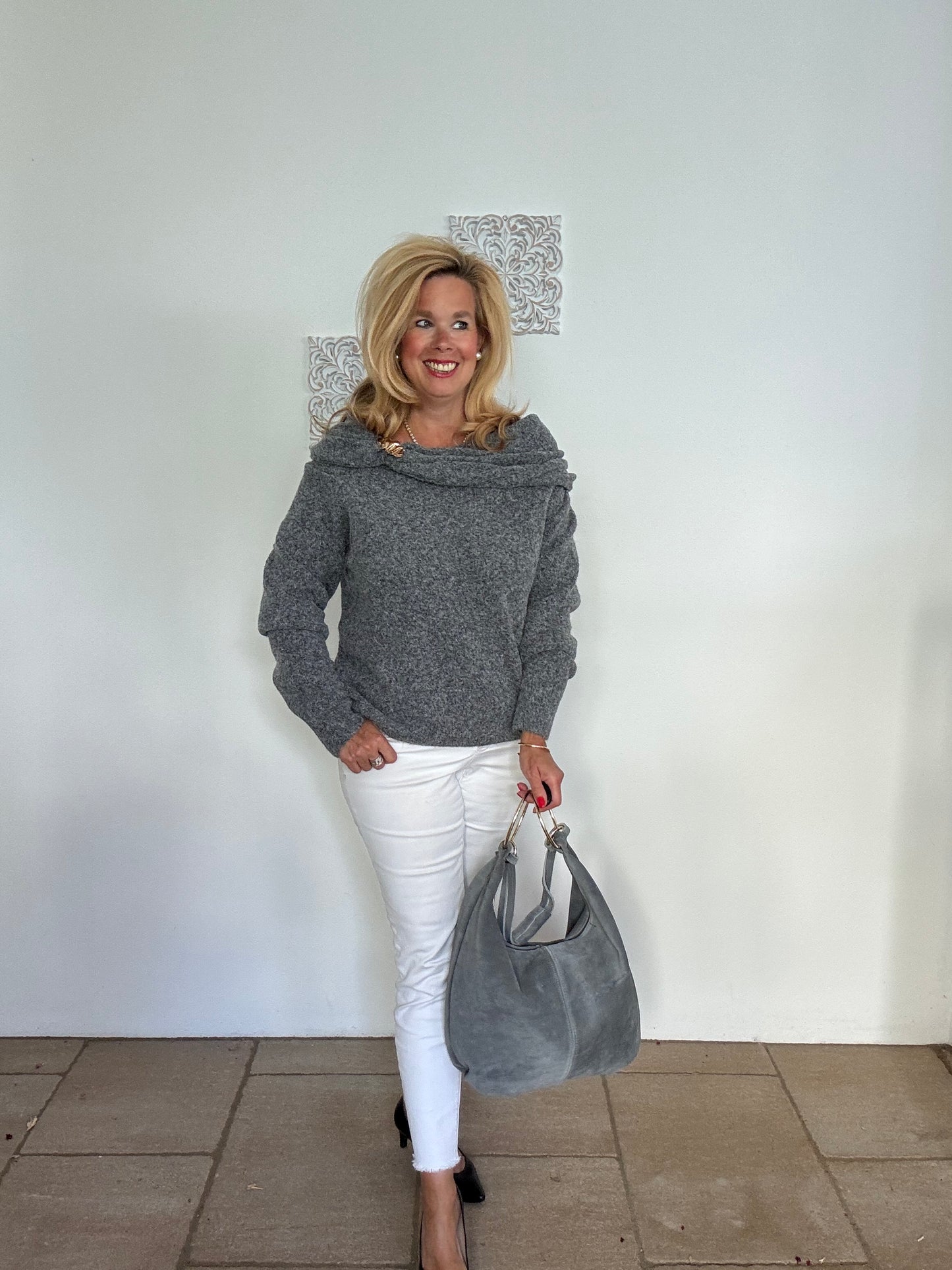 Wildledertasche in verschiedenen Farben