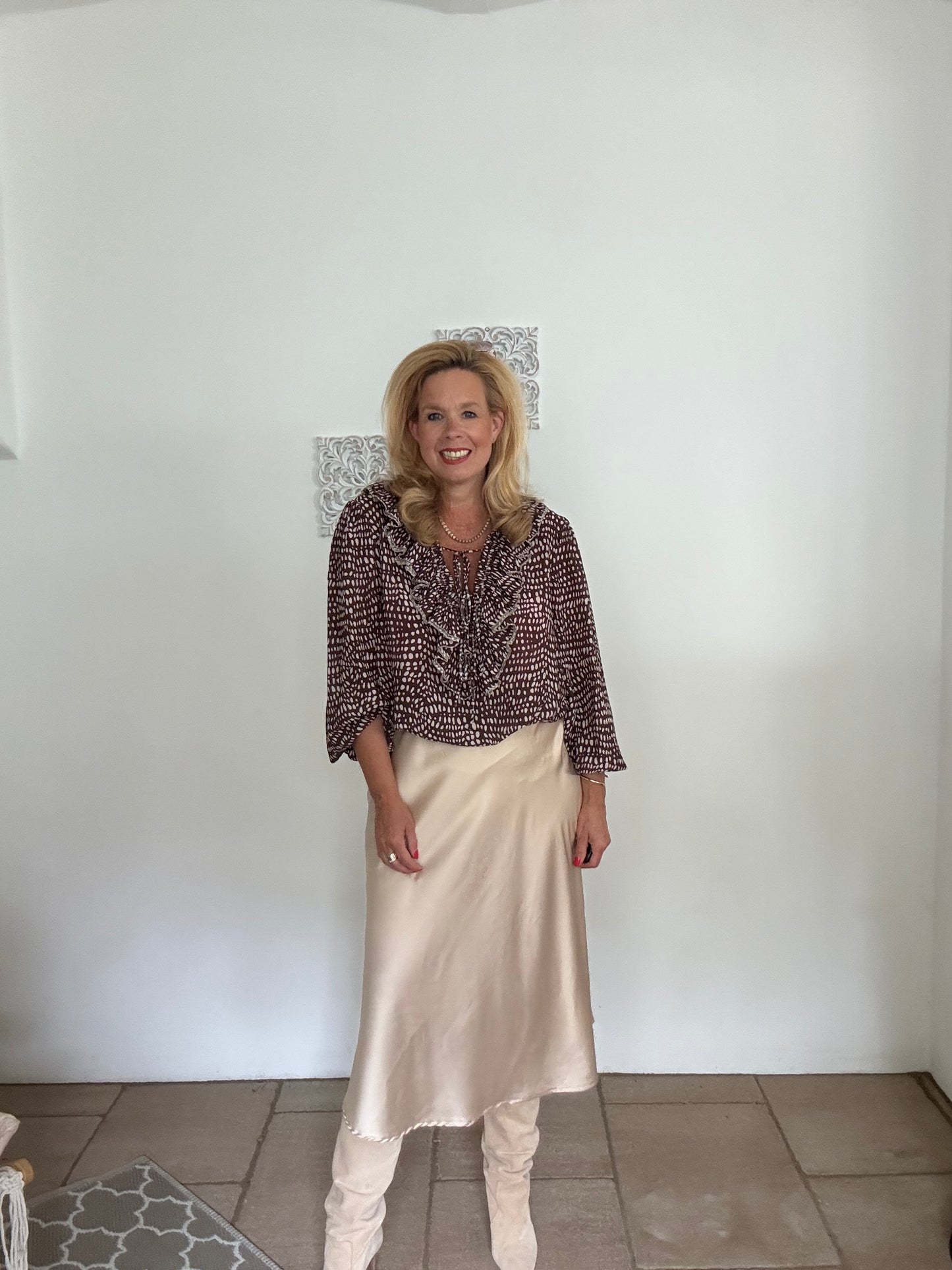 Bluse in zwei verschiedenen Farben