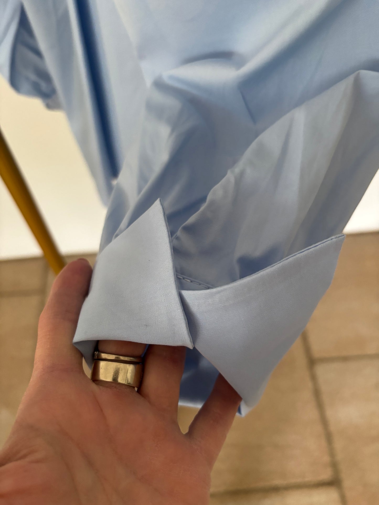 Bluse mit Rüchenkragen