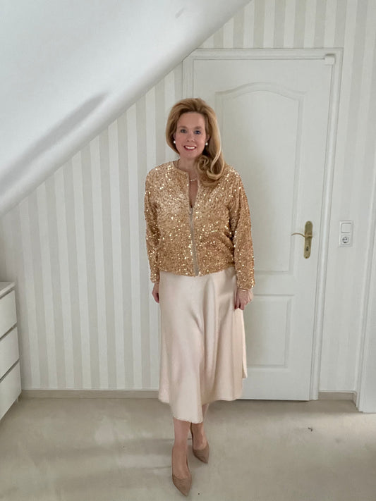 Samtpaillettenjacke