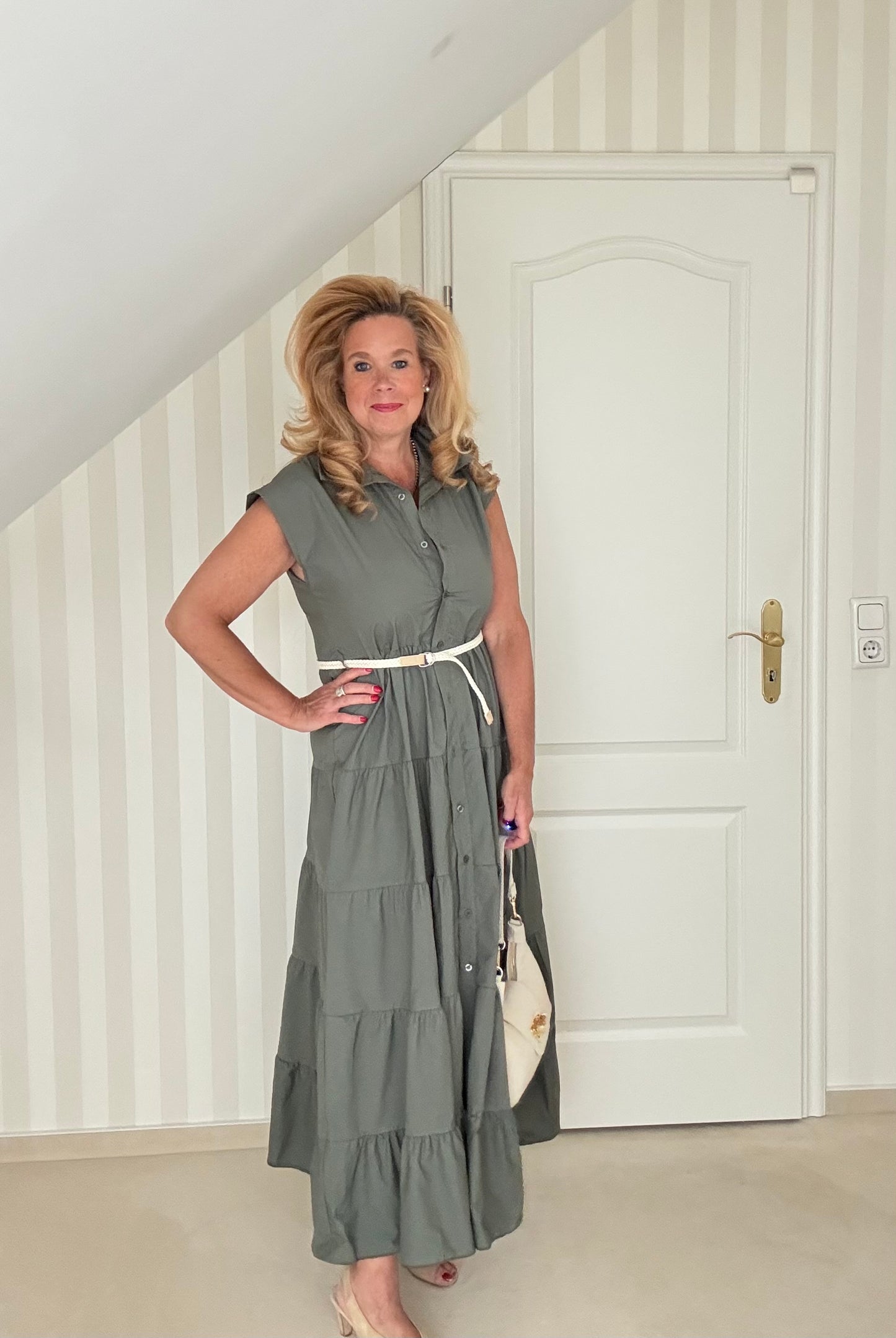 Ärmelloses Maxikleid