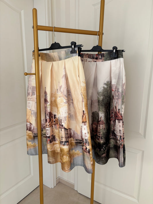 Statementrock im Gemäldestil