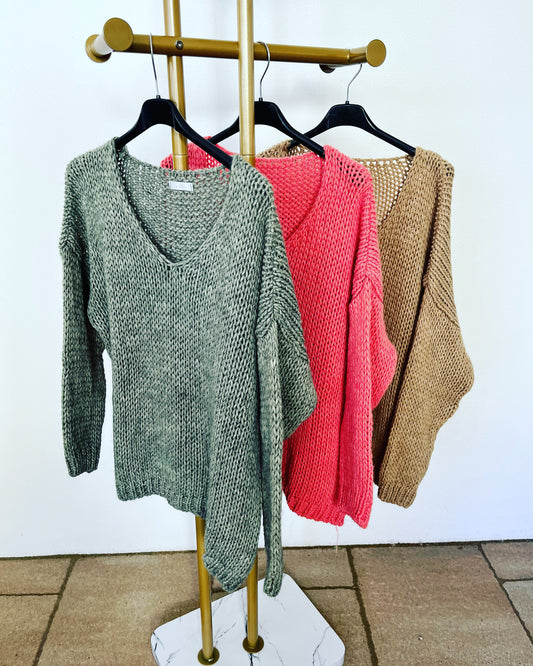 Grobstrickpullover